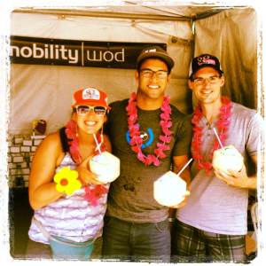 End of July 2013... MobilityWOD Tent at the CrossFit Games.